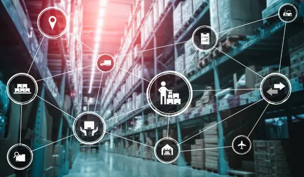 Inventory storage of a data center showcasing different processes such as procurement to maintenance being taken care of using ServiceNow Data Center Solution.