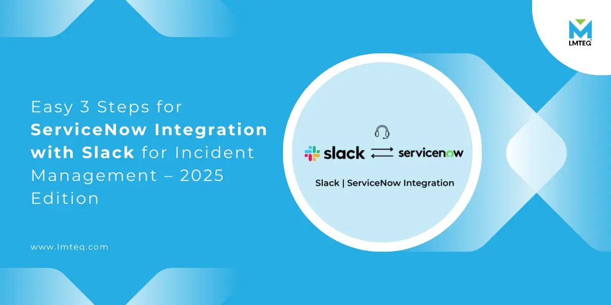 Easy three-step service desk integration with Stack Overflow for incident management using ServiceNow and Slack.